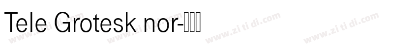 Tele Grotesk nor字体转换